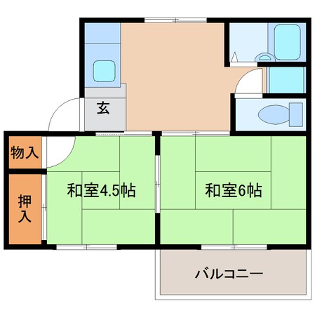 タウニィ山宗の物件間取画像